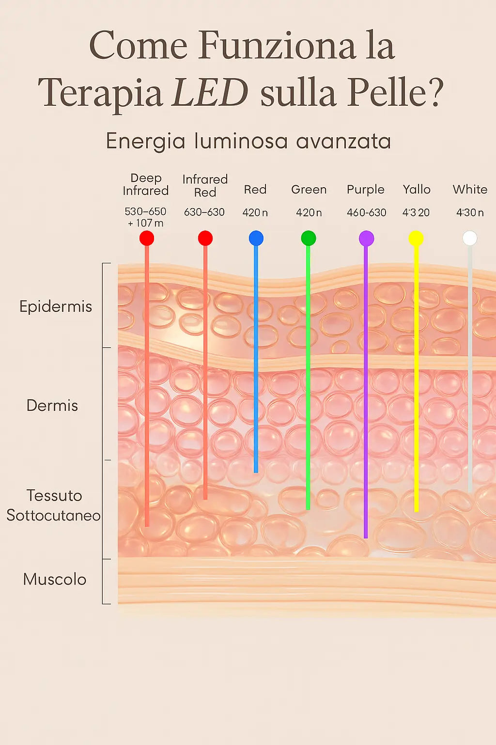 Kit LED Beauty Routine  Maschera Coreana LED + 10 Maschere Coreane al Collagene + Guida Anti-Age Esclusiva